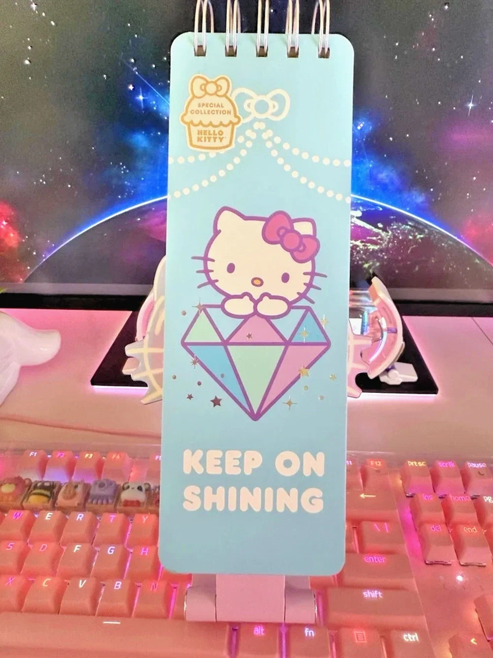 Hello Kitty Long Notepad Note Pad Bejeweled Metallic 2024 Sanrio Reporters List